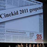 Princess Maxima and Prince Willem-Alexander attend the opening of the 25th Cinekid Festival